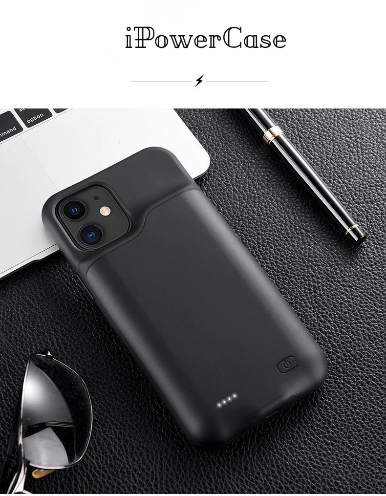 Coque Batterie Intelligente pour iPhone (Recharge + Protection 2-en-1)
